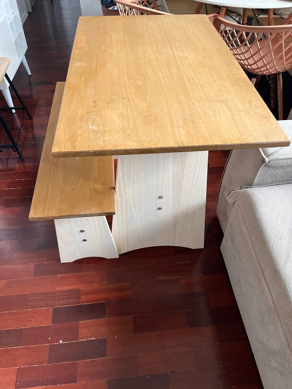 Mesa de madeira maci ça  - Foto 2