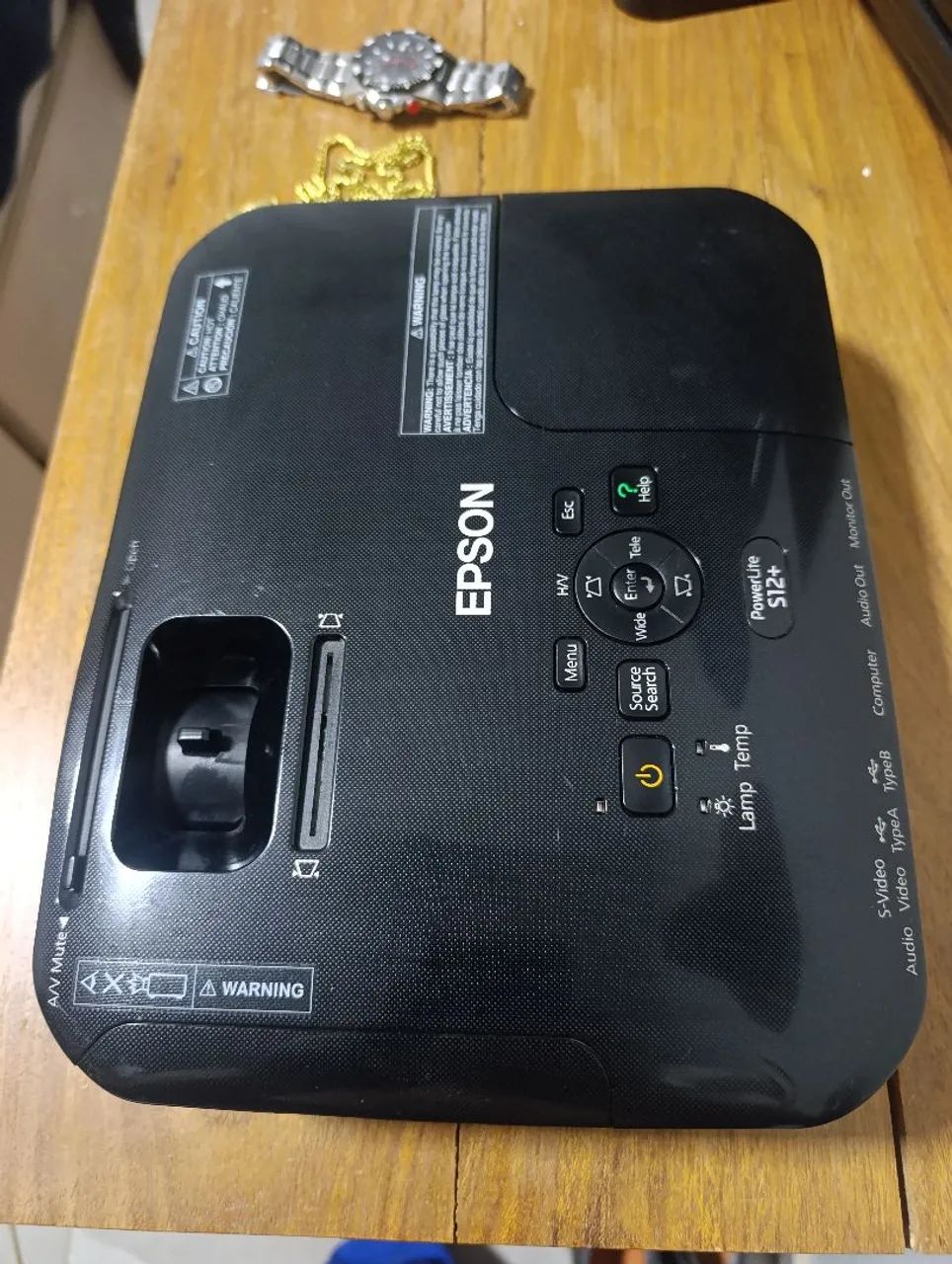 Projetor epson powerlite s12+ 2800 lumens  - Foto 3