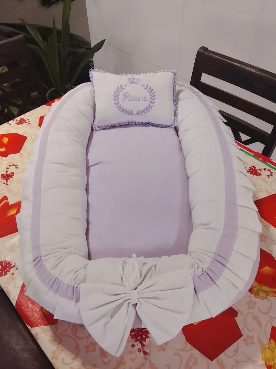 Ninho Redutor para Bebê com Mosquiteiro - Lilás