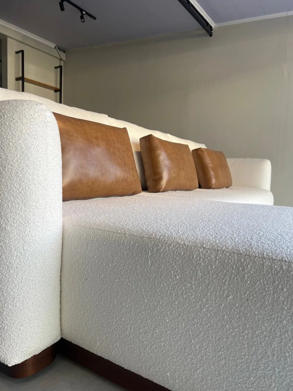Sofá living / orgânico / boucle / chaise  - Foto 4