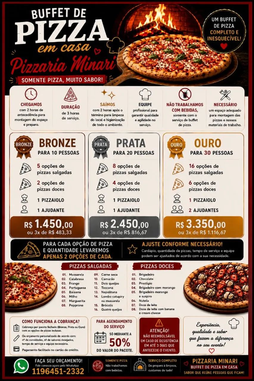 Rodízio De Pizza Em Domicílio  - Foto 2