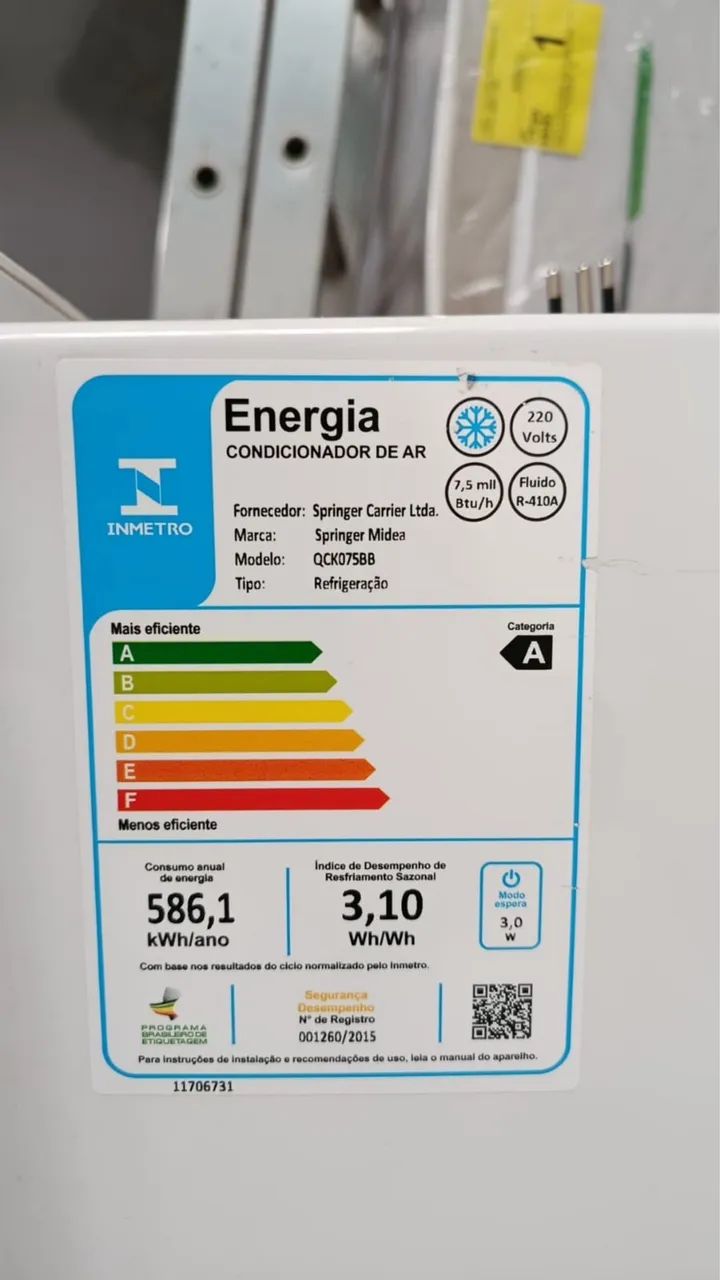 Ar-condicionado Midea usado - Foto 2