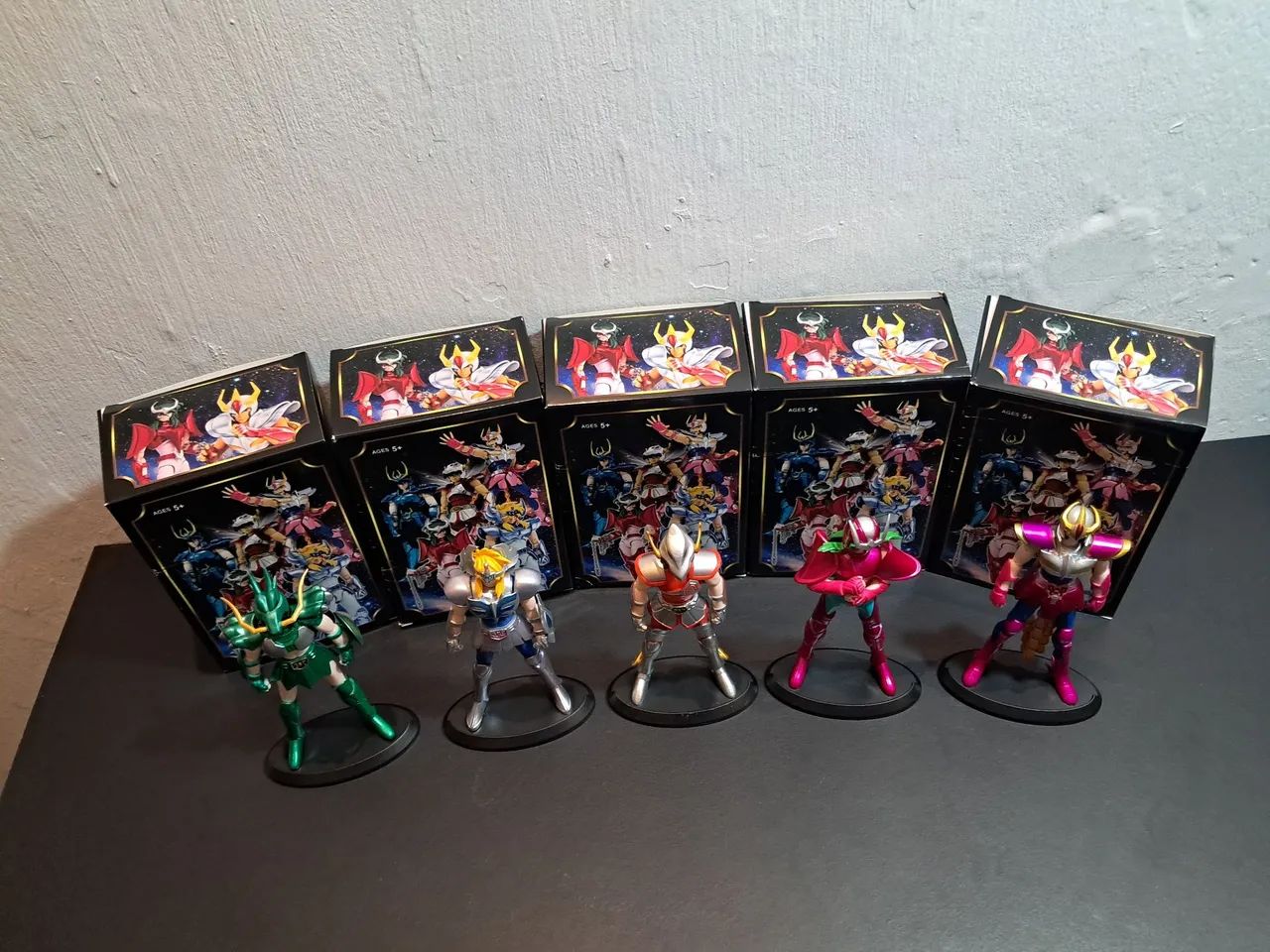 Kit 5 Action Figure Cavaleiros do Zodíaco - Foto 3