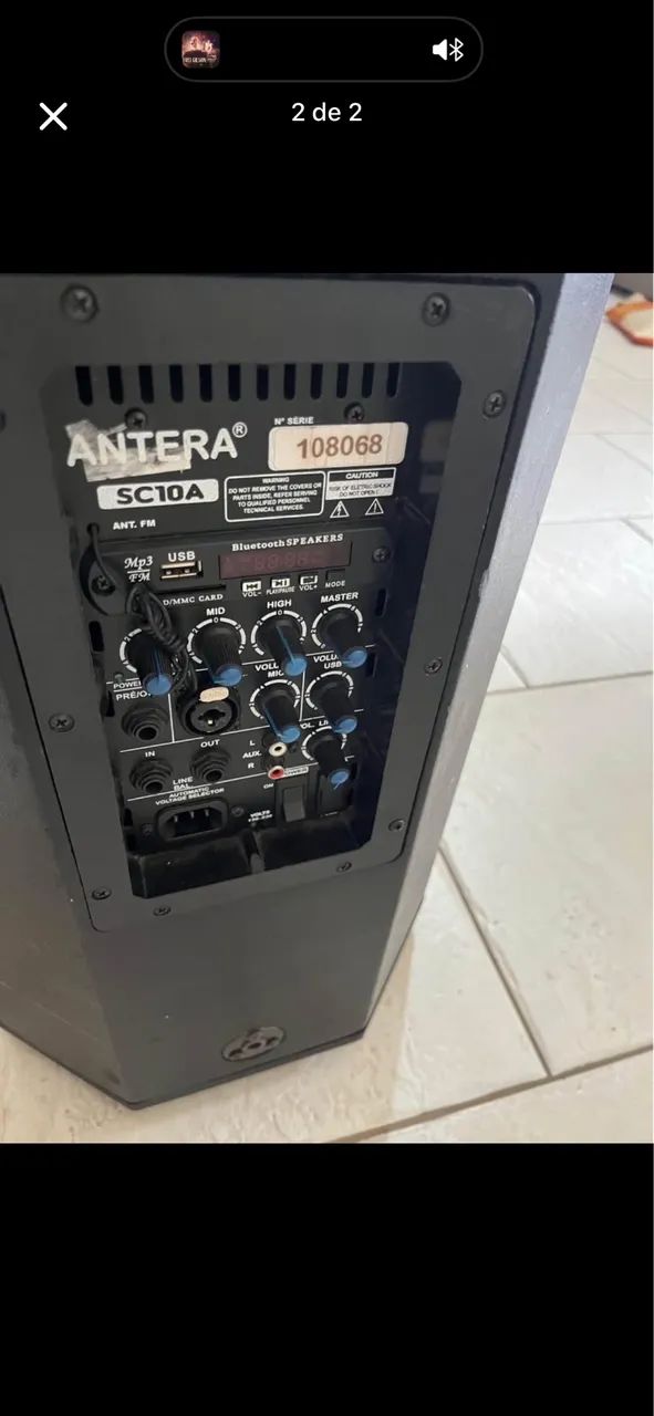 Caixa ativa Antera sc10a
