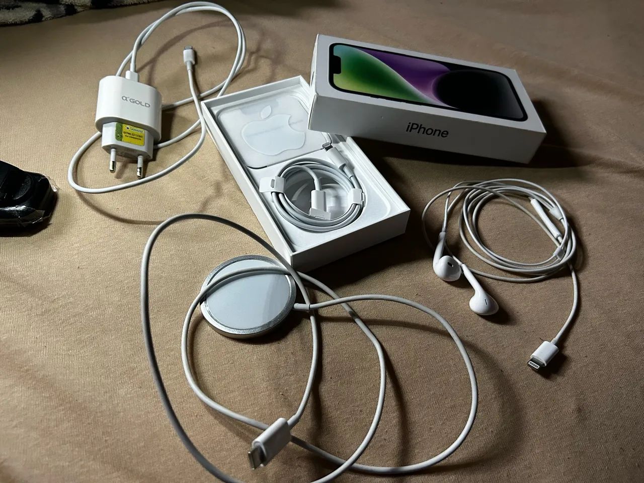 IPHONE 14 | 128 GB | DA COR PRETA COM ACESSÓRIOS - Foto 3