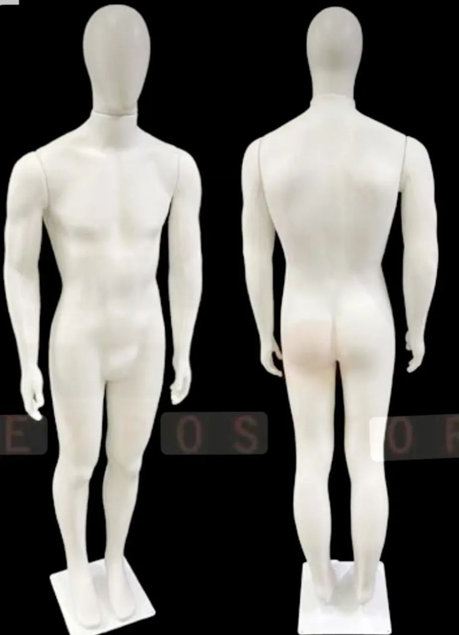 Manequim masculino e feminino plus size 