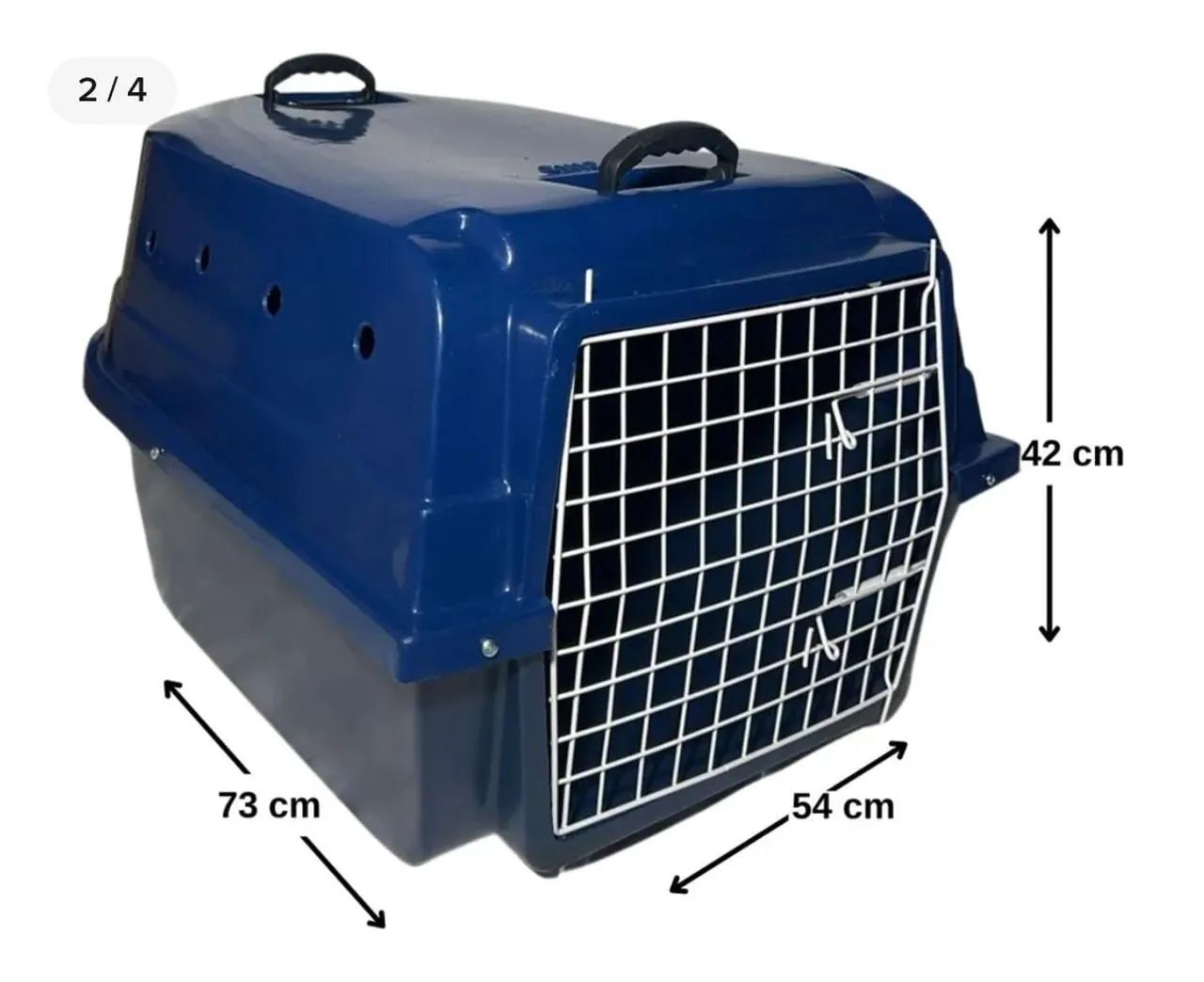 Caixa de transporte para cães ou gatos padrão IATA N4 