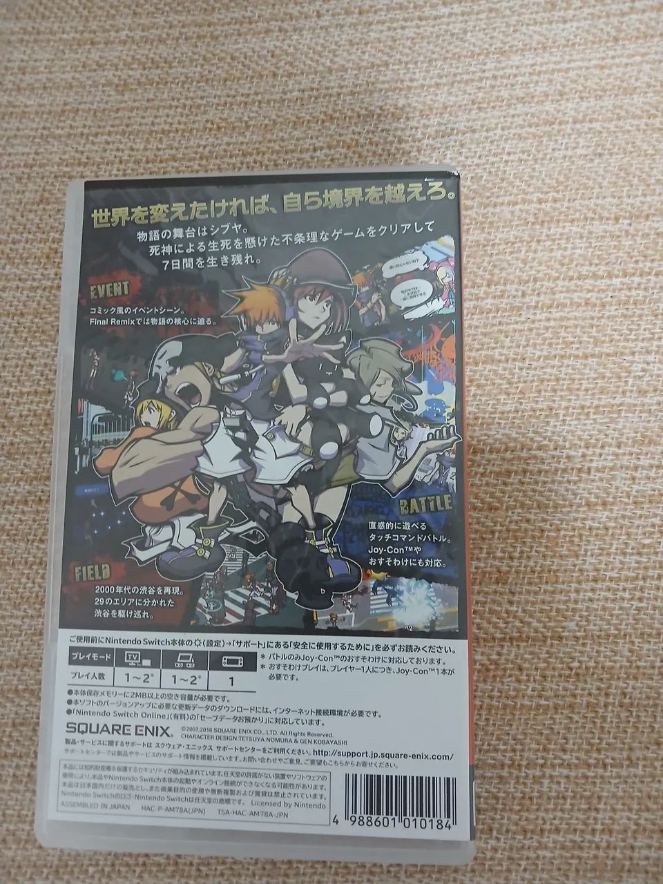 the world ends with you switch versao japonesa - Jogos de Vídeo