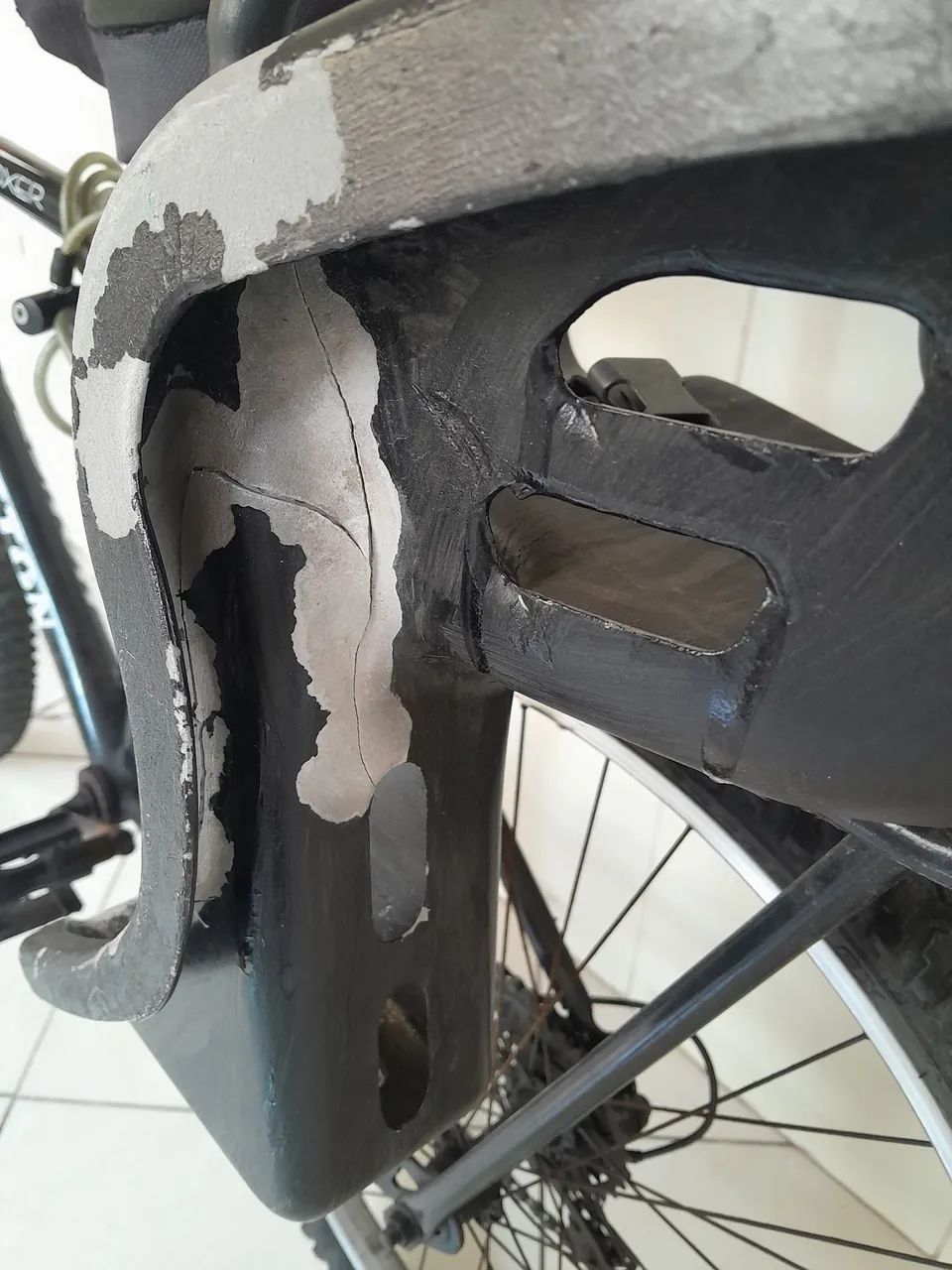 Bicicleta Houston aro 26 com cadeirinha (leia o anuncio) - Foto 3