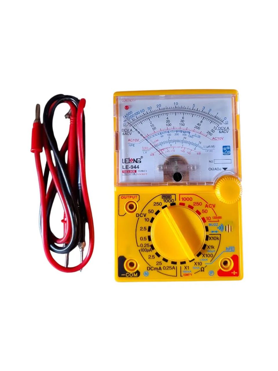Kit multimetro analógico e amperímetro multimetro digital 