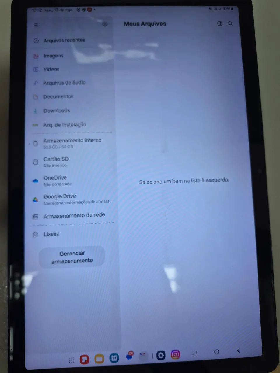 Tablet sansung A9+5G preço de ocasião apenas 900