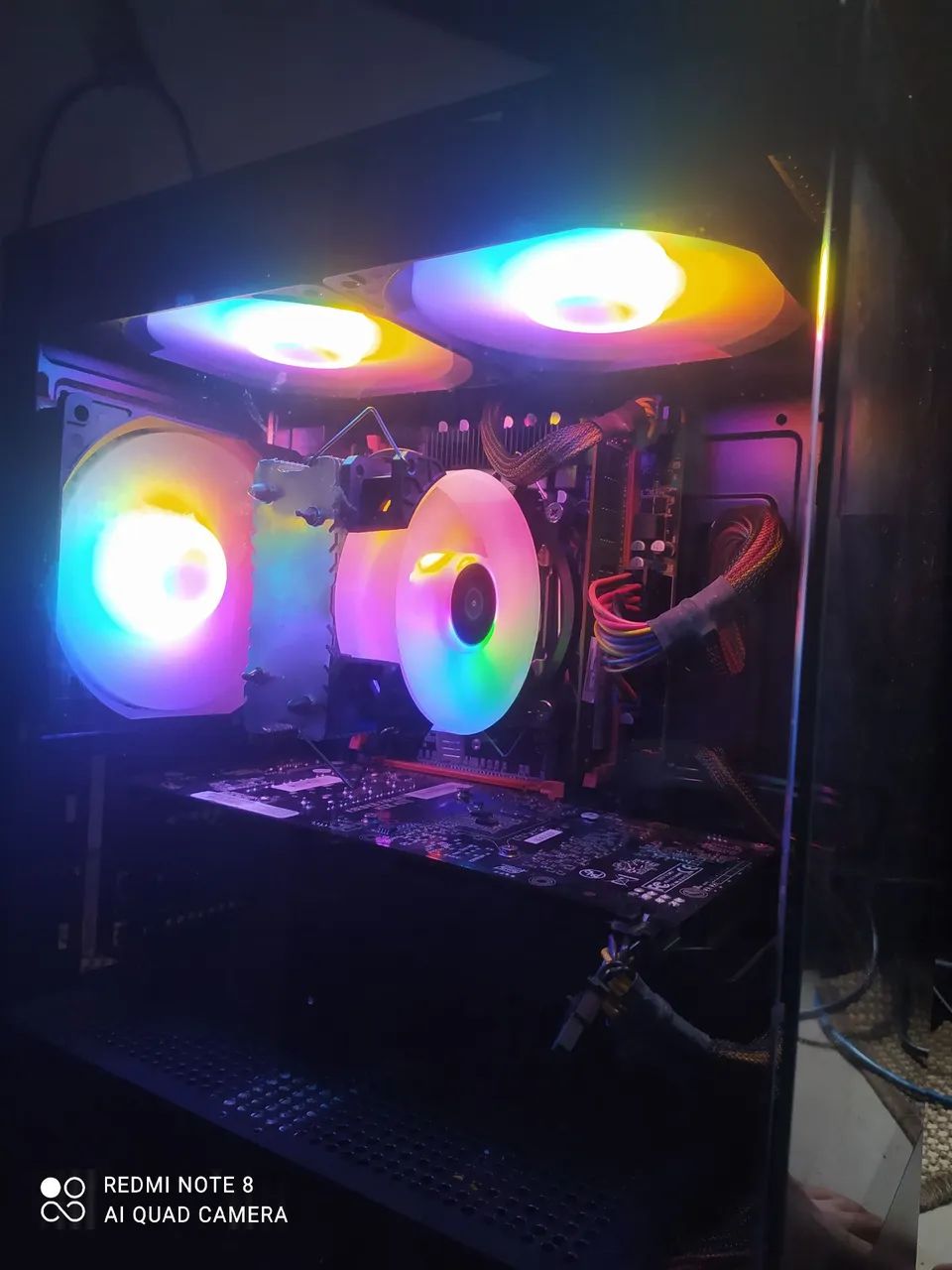 Pc gamer completo xeon e5 2690 v2 e RX 580