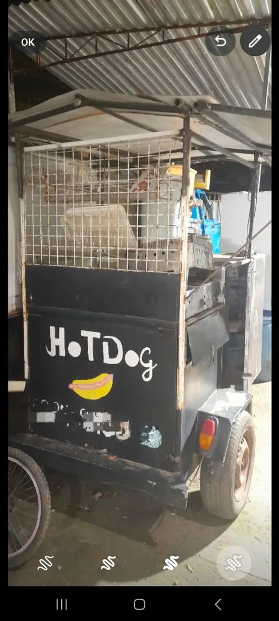 Carrinho de cachorro completo 