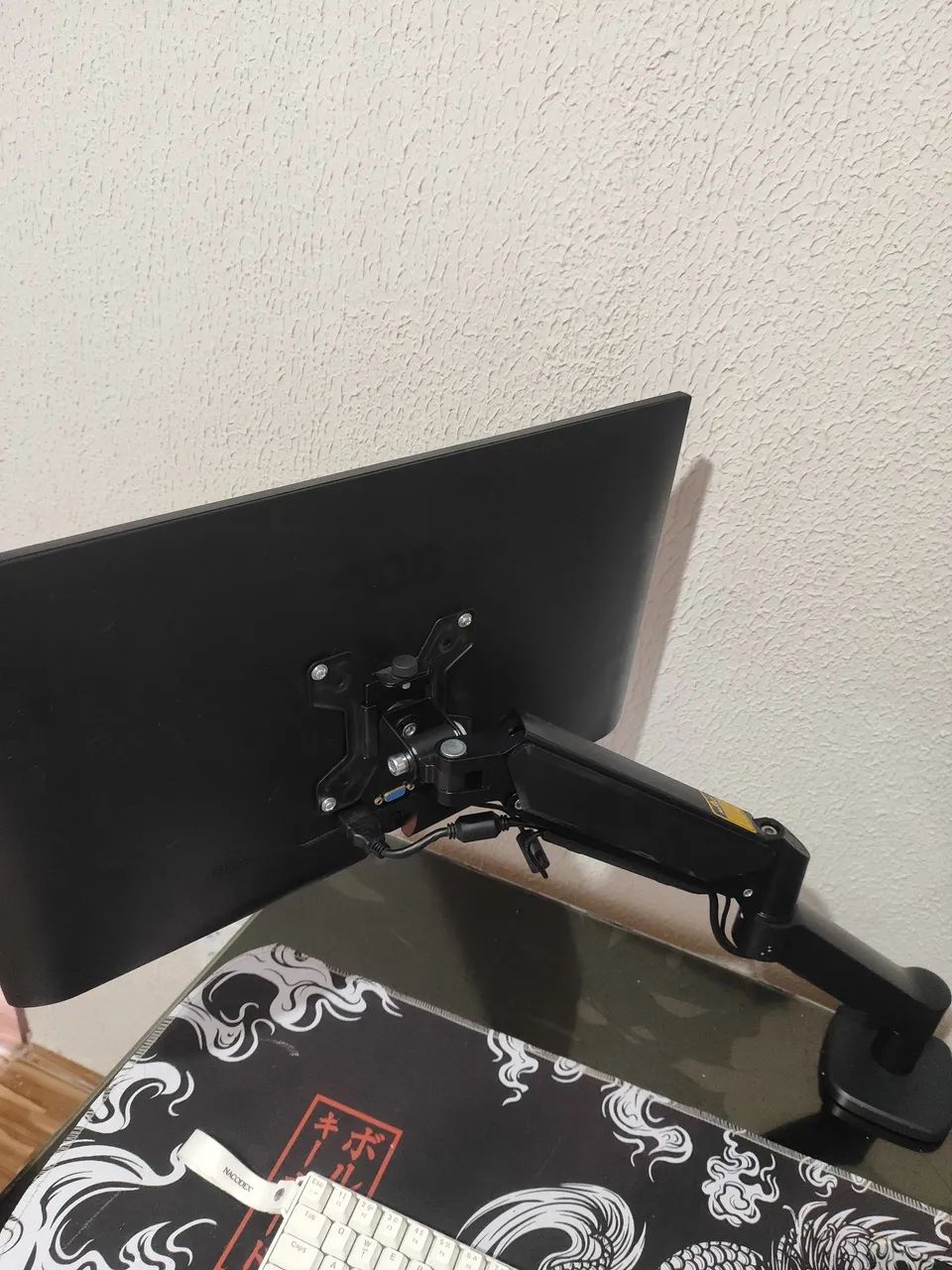Monitor, teclado e Suporte articulado! - Foto 3