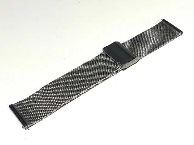 pulseira relógio mesh milanese aço inoxidável 20mm