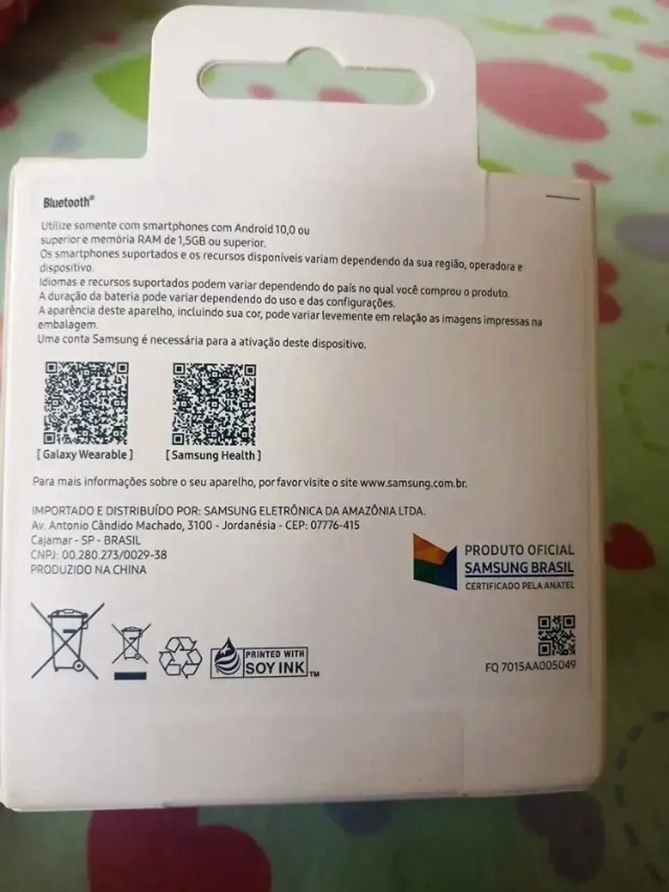 Relógio Samsung Galaxy Fit 3 Sm-r390 - Foto 3