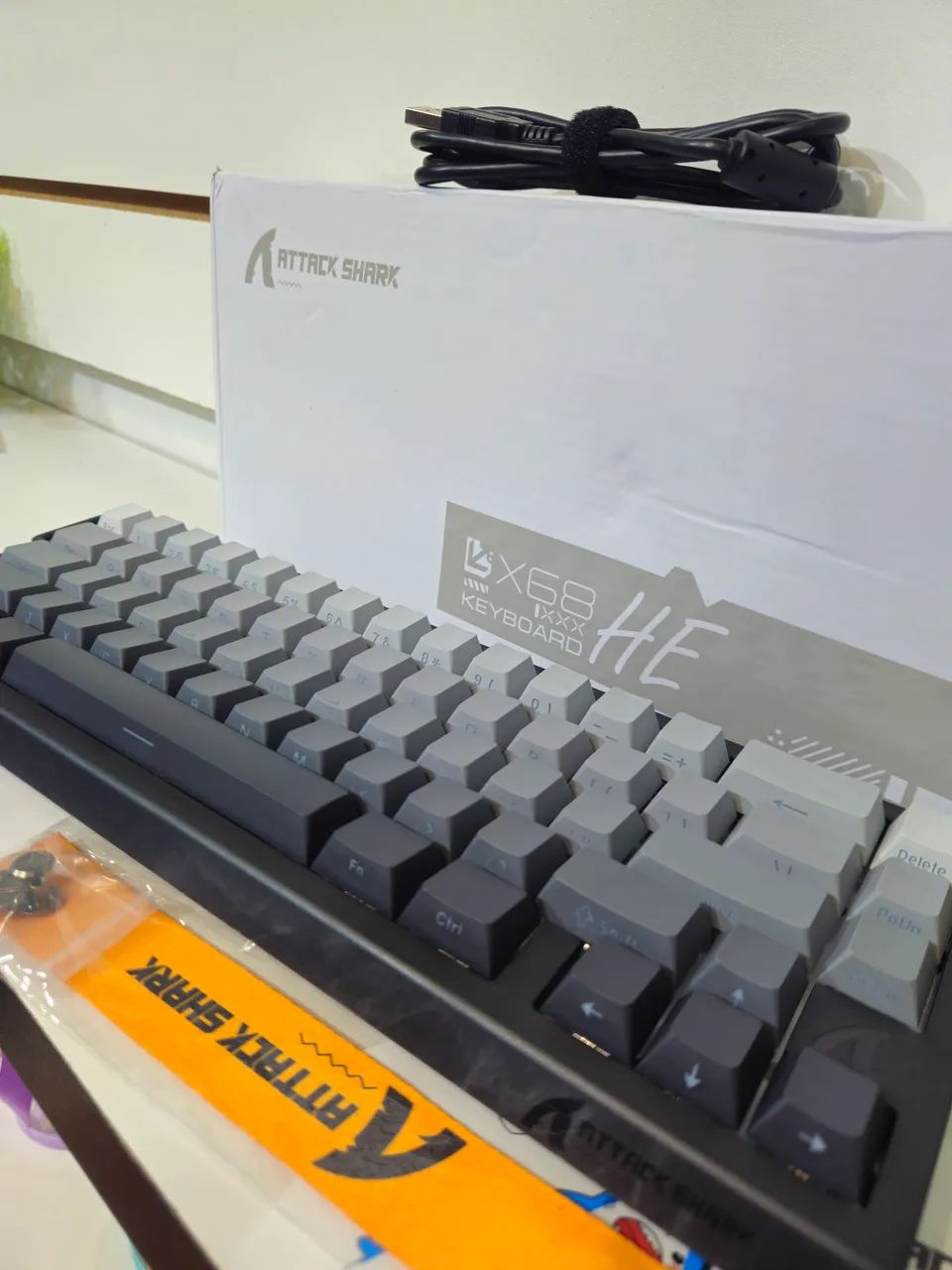 Teclado Gamer Magnético Attack Shark USB - Foto 3