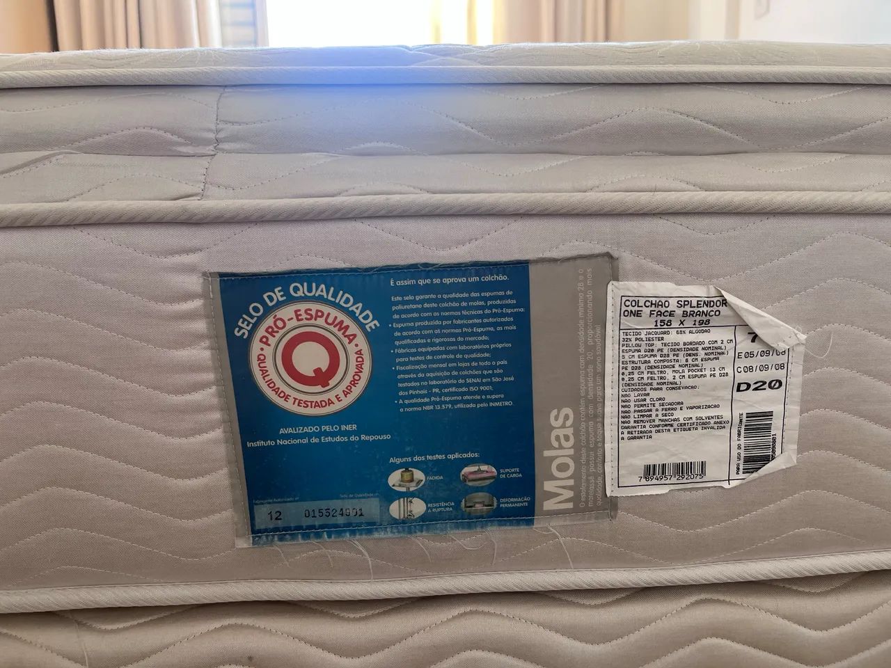 Cama Box Queen Colchão Ortopédico - Foto 4