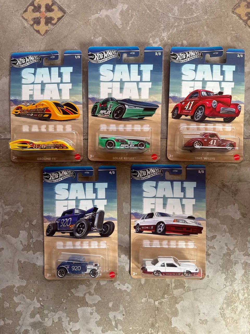 HotWheels Silver Séries | SaltFlat 1/5 2/5 3/5 4/5 5/5 - Hobbies e