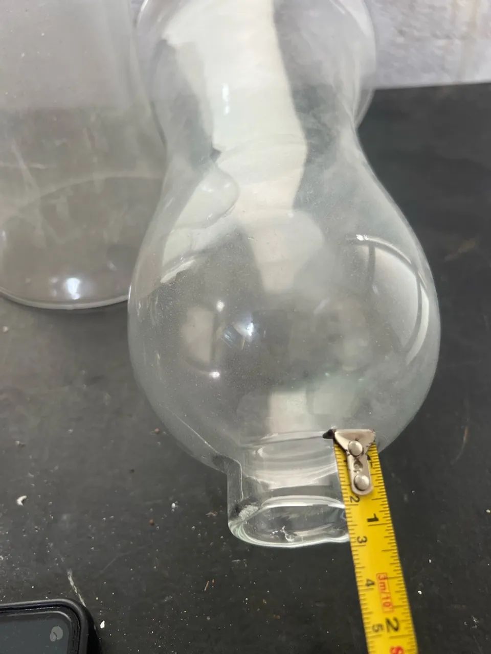 Abajur de vidro transparente - Foto 4