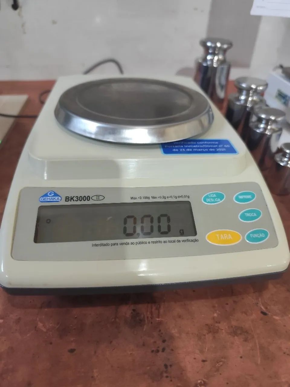 Balança precisão Gehaka BK 3000 - Foto 2