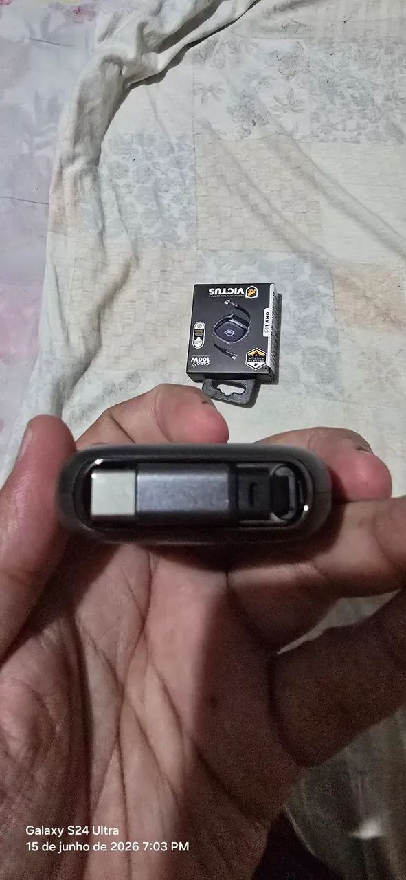Gshield Cabo Victus USB-C para Tipo-C Retrátil - Foto 3