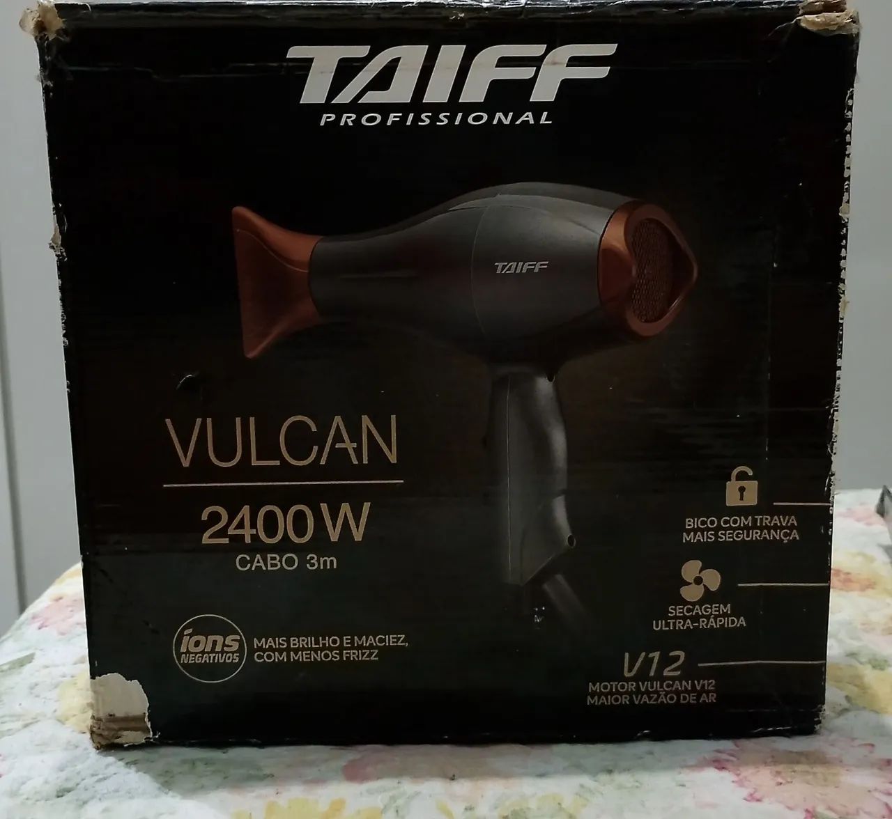 Secador Taiff Vulcan 2400w 220v - Foto 3