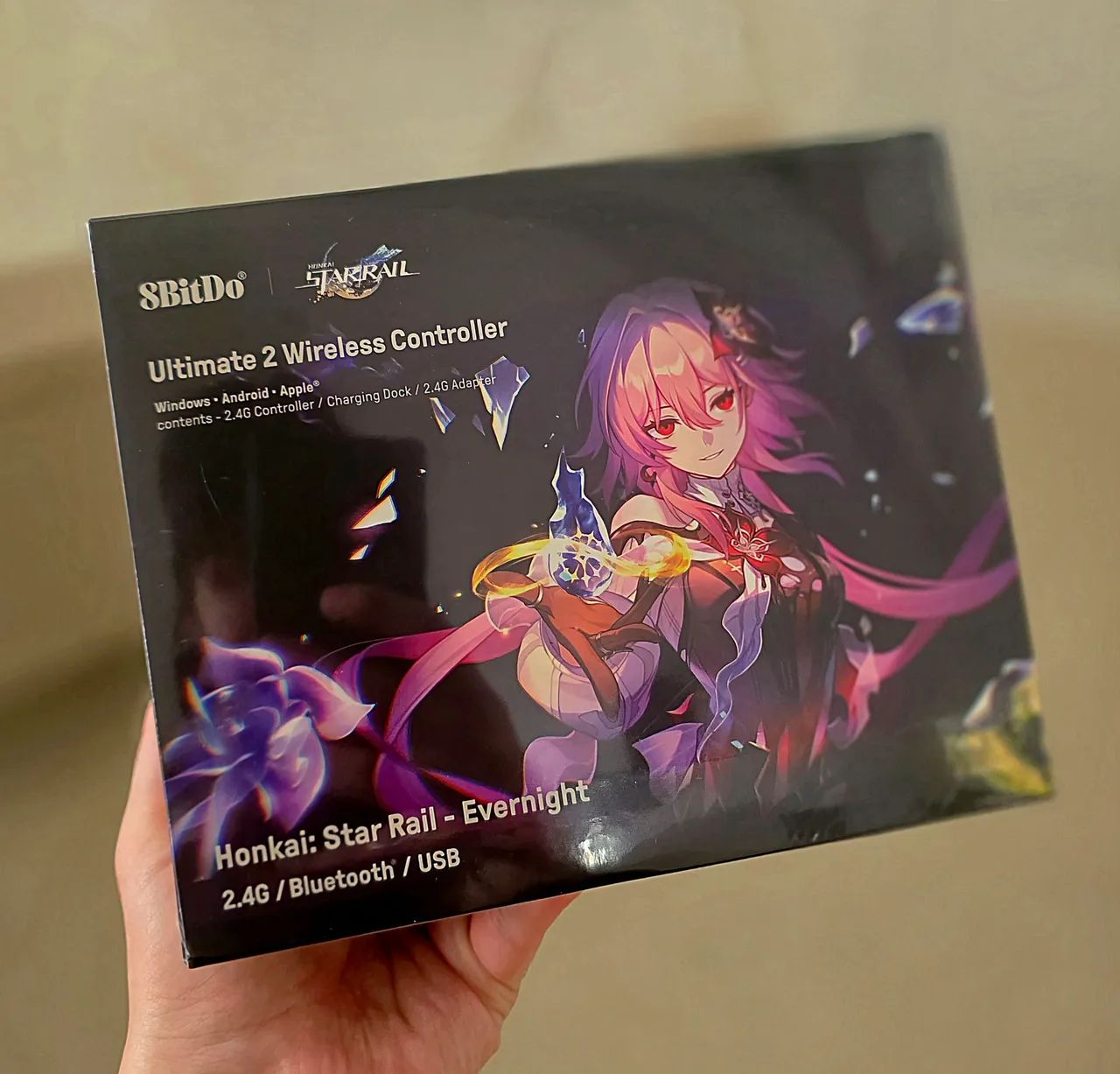 Controle 8BitDo Ultimate 2 Wireless Honkai: Star Rail Evernight + Estojo e Brindes