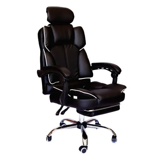Cadeira de Escritório Luxo Presidente - Preta - Foto 2
