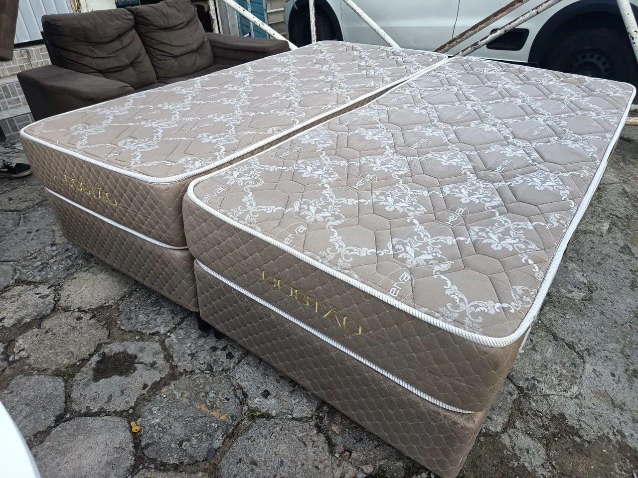 CAMA BOX SOLTEIRO (PODE SER QUEEN) - Foto 2
