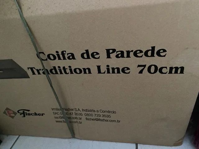 Coifa de Parede Inox Nova na Caixa