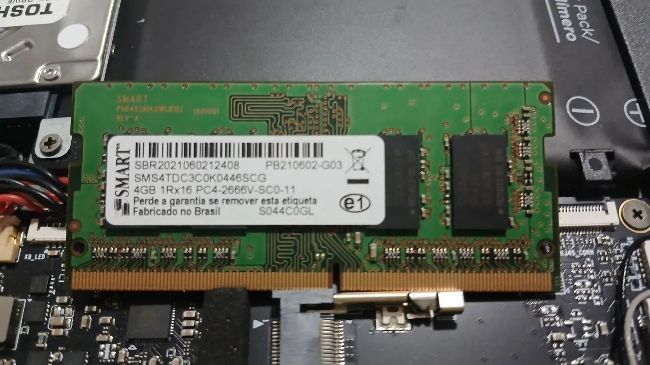 RAM DDR4 4GB NOTEBOOK - Foto 2