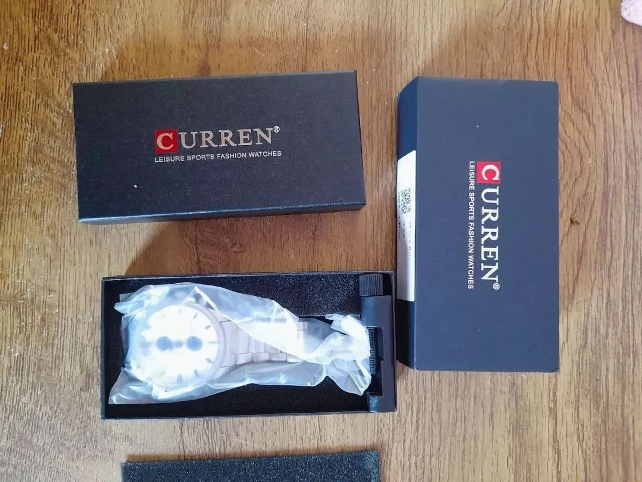 Relogio masculino curren aço prata - Foto 2