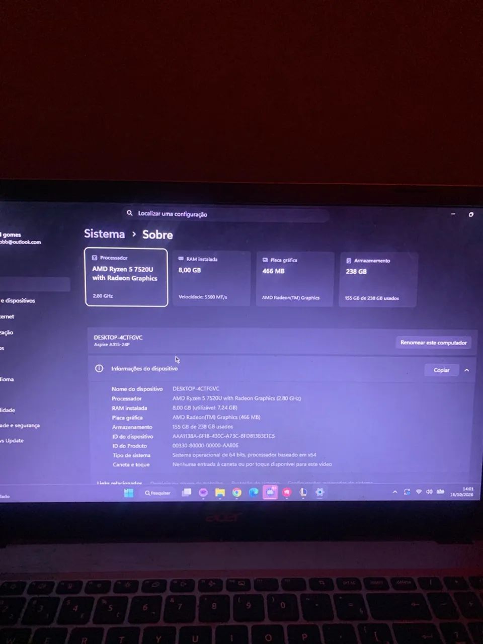 Notebook Gamer - Foto 5