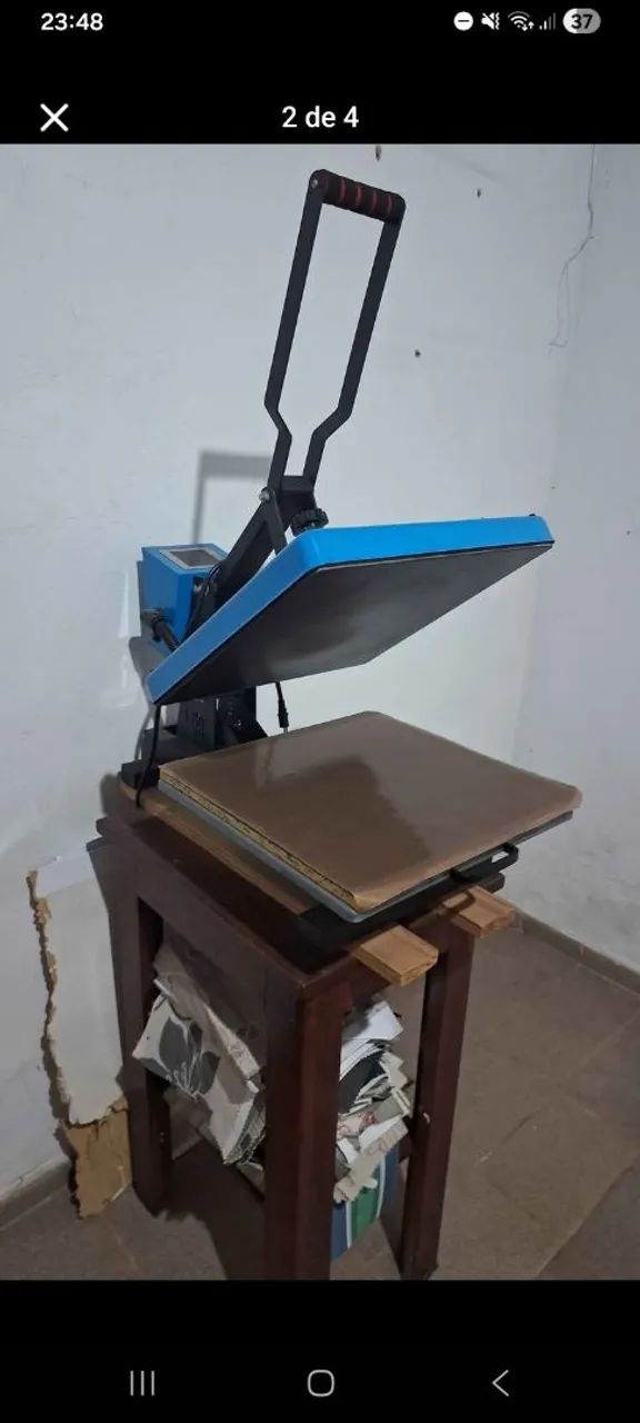 Prensa Térmica para Sublimação 38x38 - Foto 3