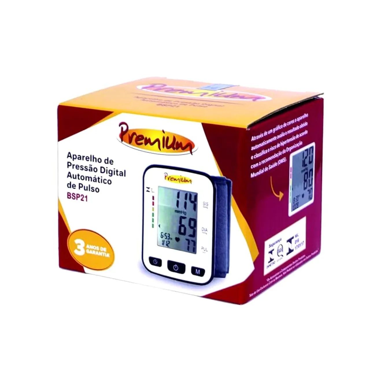 Medidor de pressão arterial digital G-Tech Premium  - Foto 4