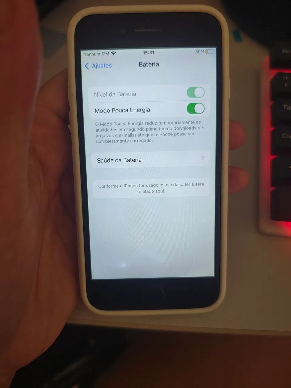 iPhone 7 32gb apenas venda ótimo estado - Foto 4
