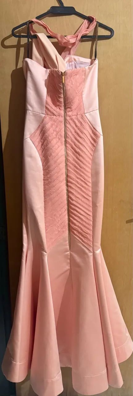 vestido vitor zerbinato rosa 34/36 - Foto 2