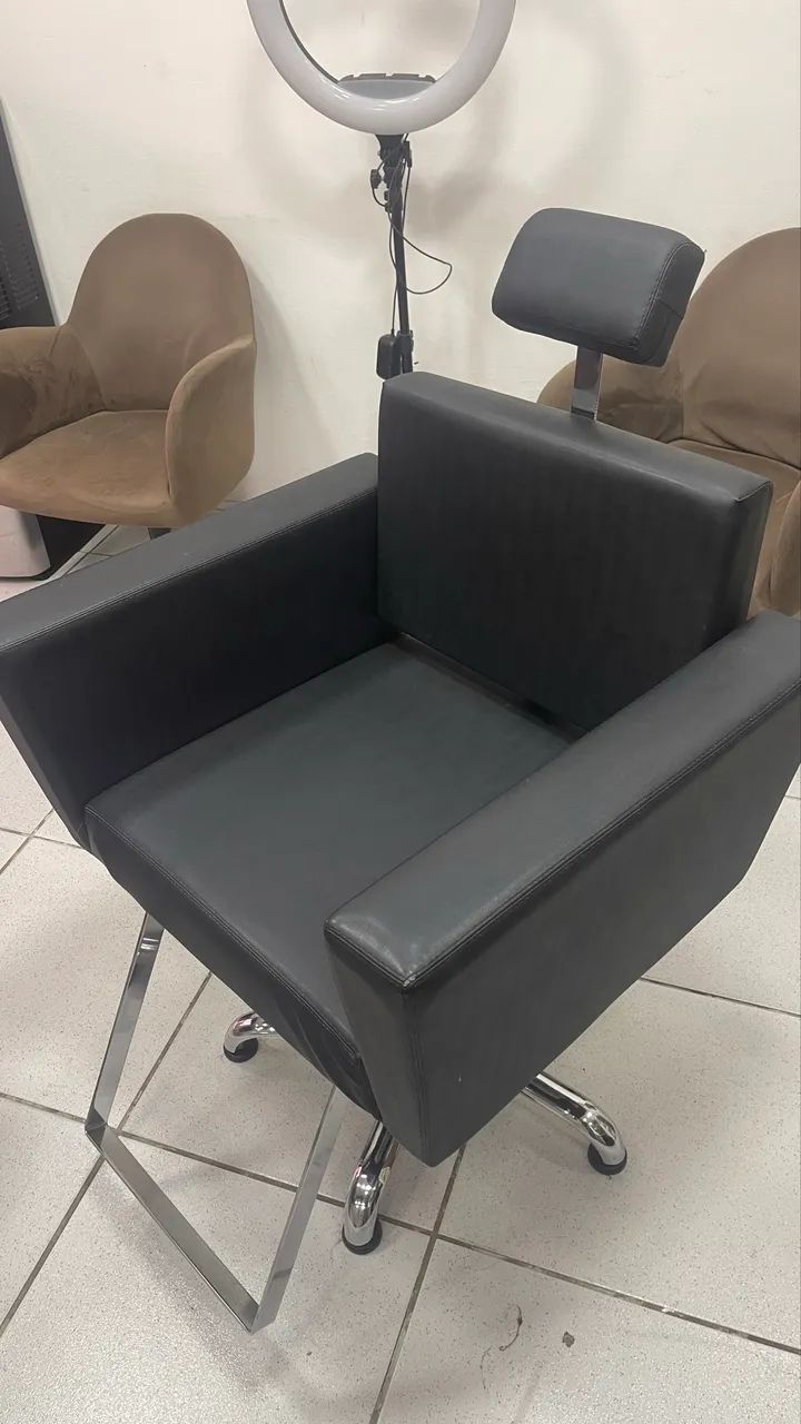 Cadeira poltrona para salão de beleza  - Foto 2