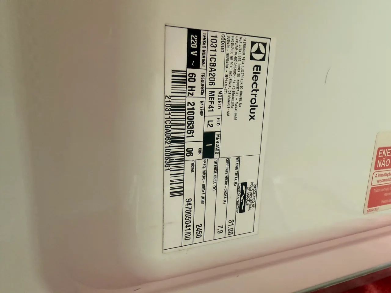 Microondas Electrolux  - Foto 2