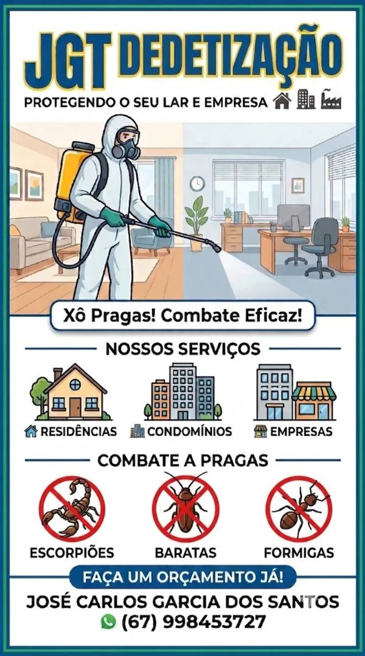 Dedetizasão. 