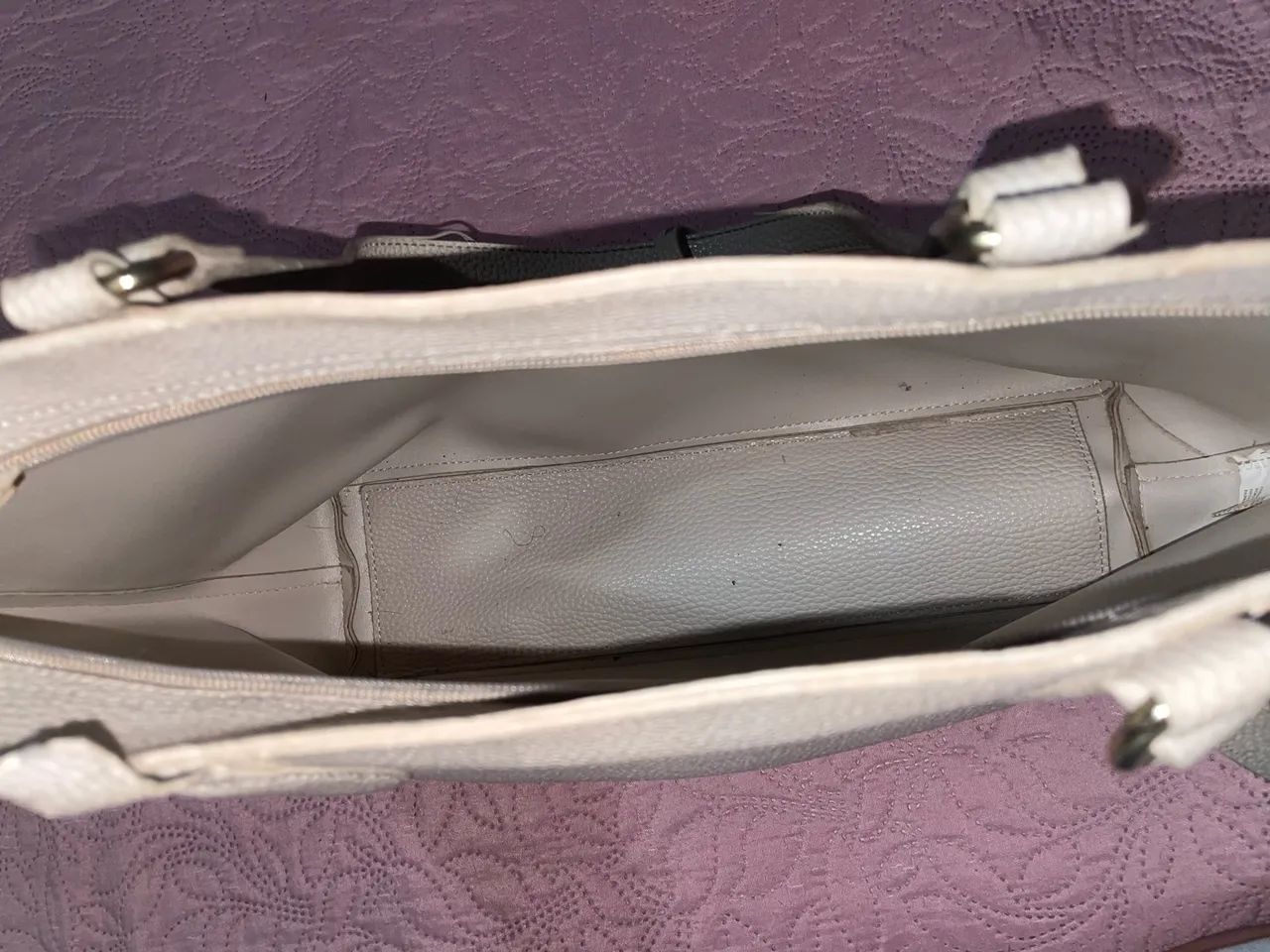 bolsa shopper santa lolla cinza claro - Foto 4