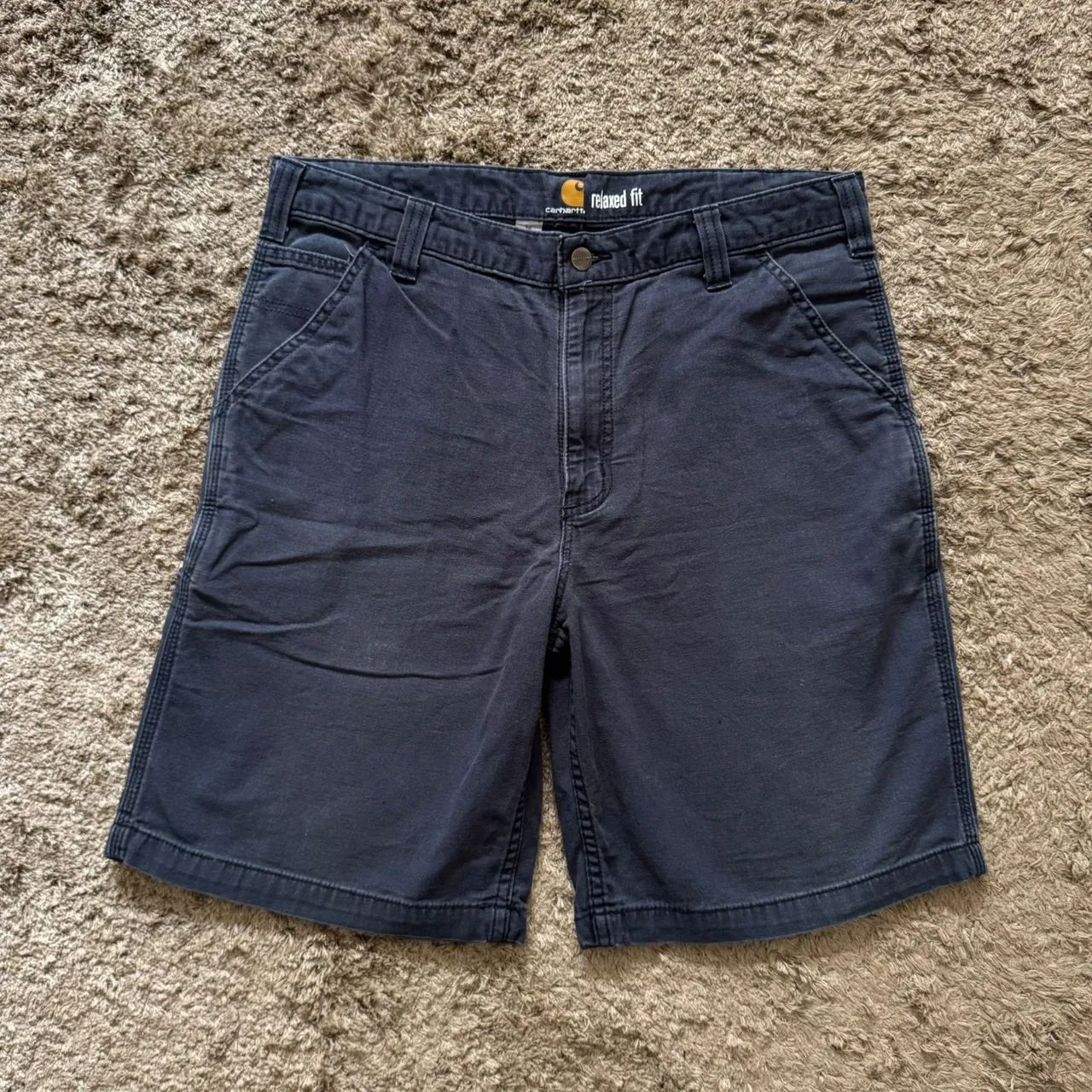 shorts carhartt carpenter navy original  - Foto 2