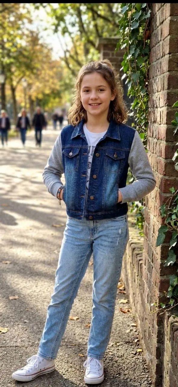 Jaqueta jeans infantil 