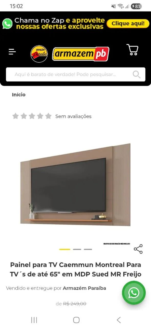 Vendo painel tv mdf - Foto 3