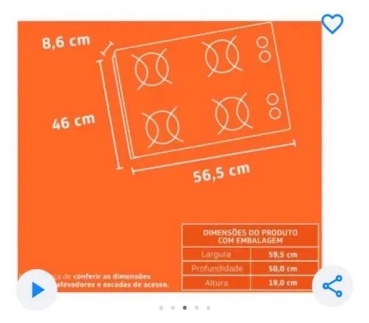 Forno elétrico Eletrolux - 59L + Cooktop preto a gás GLP Brastemp  - Foto 4