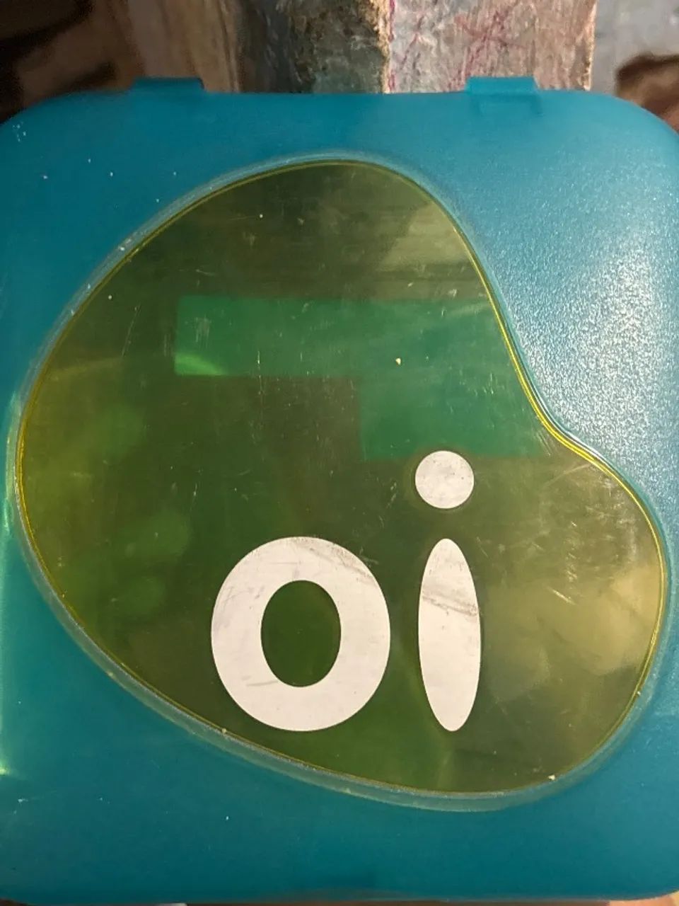 Caixa de celular da oi antiga