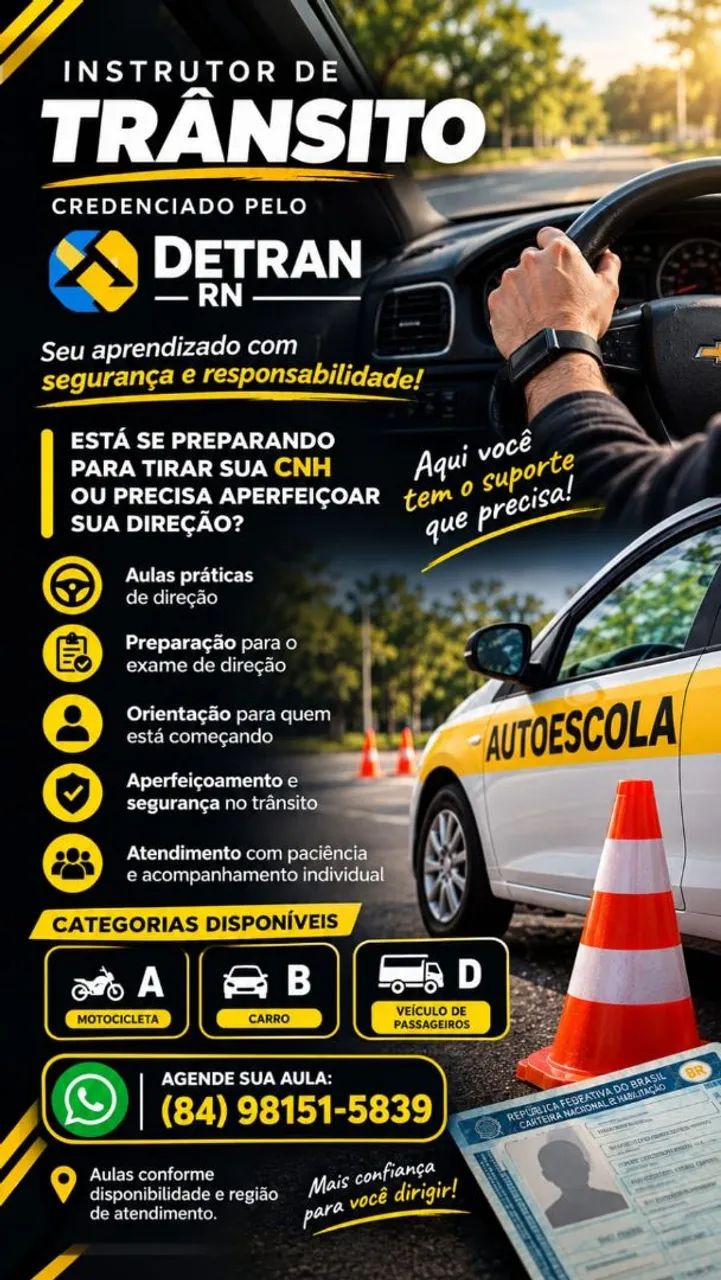 Instrutor do Detran 