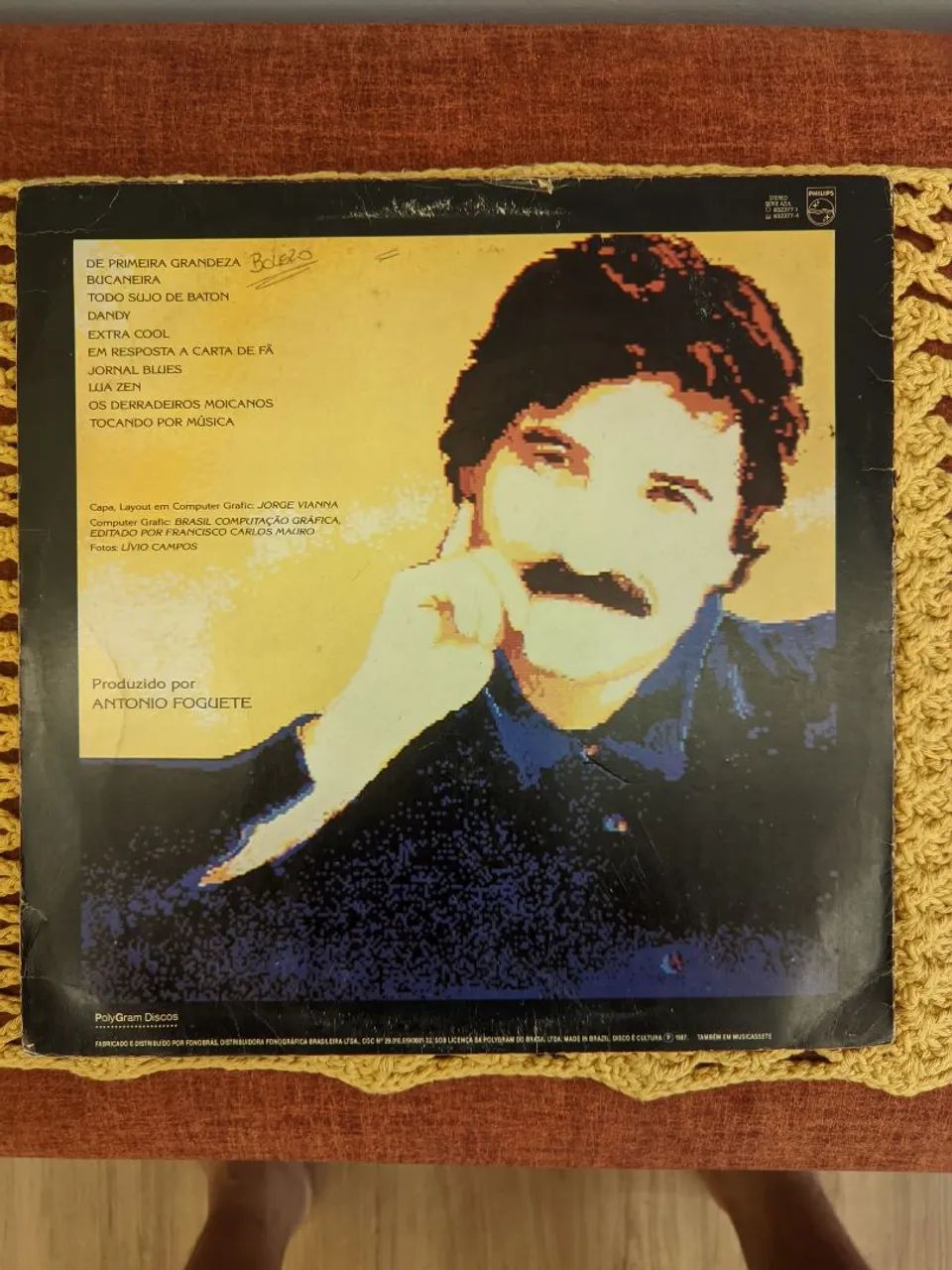 Lp Belchior - Melodrama | 1987 | Philips Brasil - Foto 2