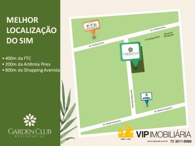 Garden 2/4 c Varanda no SIM;400m da FTC;Entrada em até 18x;Subsídio até 21mil - Foto 4